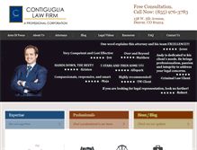 Tablet Screenshot of contiguglia.com